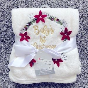 Baby’s first Christmas blanket